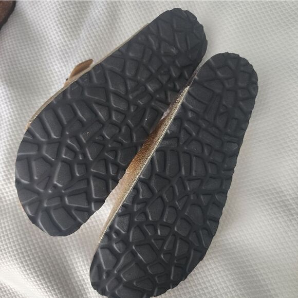 DUCCELLI Made in Italy Jaimee leather comfort lagenlook buckle Sandals - Picture 7 of 8